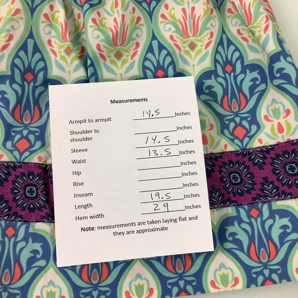 Matilda Jane Peasant Tunic Top multi color Size 8 EUC - Picture 10 of 10